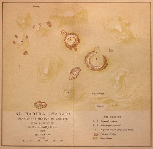 standby for wabar map photo