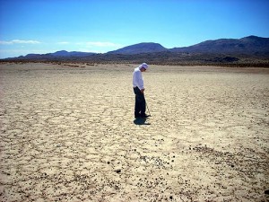 Hunting Meteorites On A Dry Lake Bed